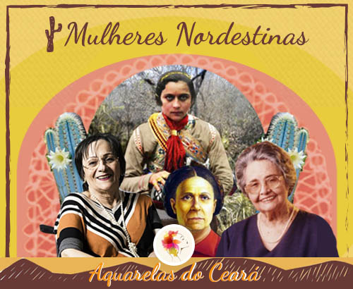 Coleção de Vestidos Mulheres Nordestinas Aquarelas do Ceará